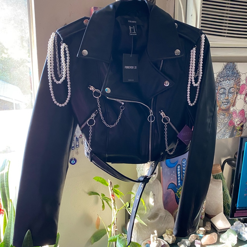 Forever 21 Faux leather jacket.